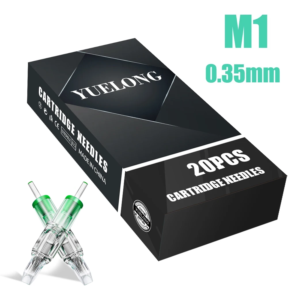 Sdotter YUELONG Tattoo Cartridge Needles 5M1 7M1 9M1 11M1 13M1 15M1 20pcs Eyebrow Permanent Makeup For Cartridge Machines Grips
Sdotter YUELONG Tattoo Cartridge Needles 5M1 7M1 9M1 11M1 13M1 15M1 20pcs Eyebrow Permanent Makeup For Cartridge Machines Grips