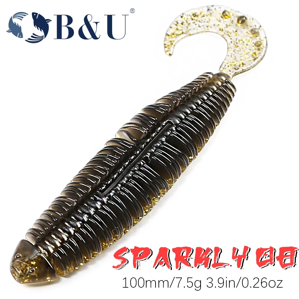 B&U 6pcs 100mm Fishing Lure Bug Sea Silicone Baits Fishing Wobbler Bass Pike Shad Artificial Swimbait Jigging Soft Lures
B&U 6pcs 100mm Fishing Lure Bug Sea Silicone Baits Fishing Wobbler Bass Pike Shad Artificial Swimbait Jigging Soft Lures