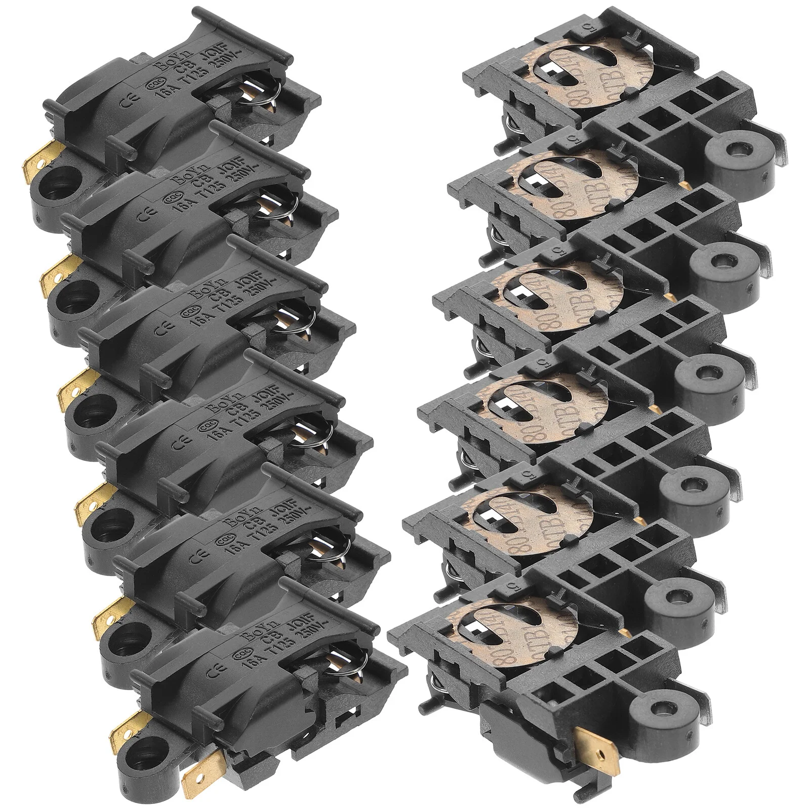 12 Pcs Home Thermostats Thermal Switch Coffee Makers Control Normally Closed Temperature Limit Water Heater Copper
12 Pcs Home Thermostats Thermal Switch Coffee Makers Control Normally Closed Temperature Limit Water Heater Copper