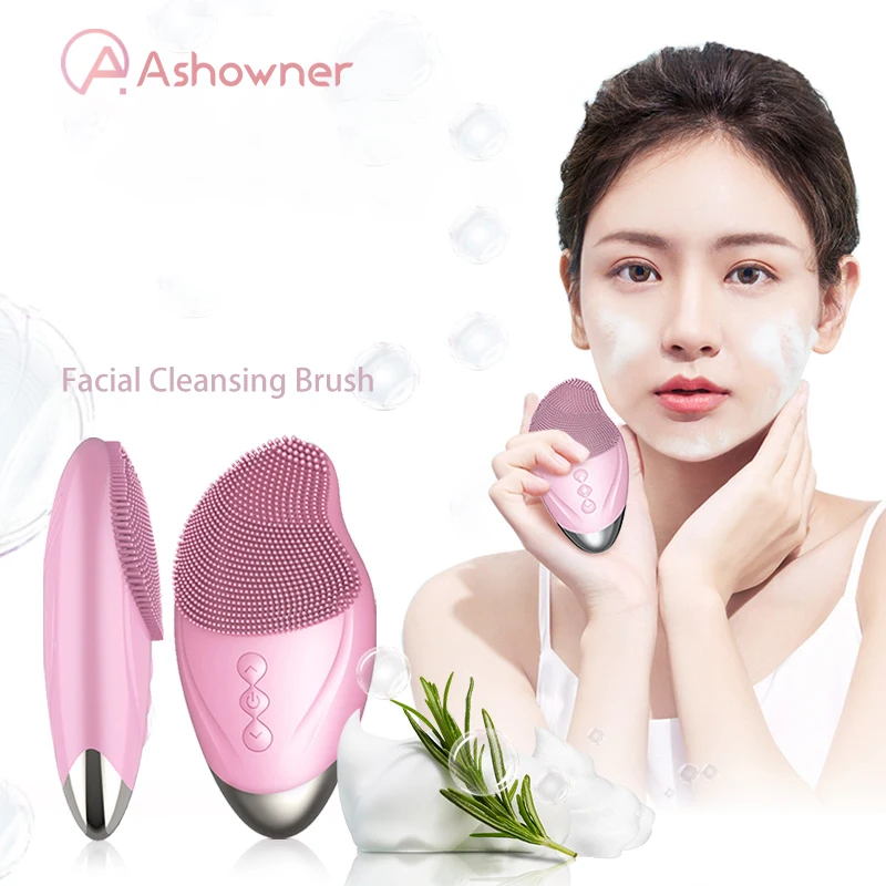 Electric Facial Cleansing Brush Washing Massager Vibration Silicone Ultrasonic Face Cleanser Skin Care Tool for face Portable
Electric Facial Cleansing Brush Washing Massager Vibration Silicone Ultrasonic Face Cleanser Skin Care Tool for face Portable