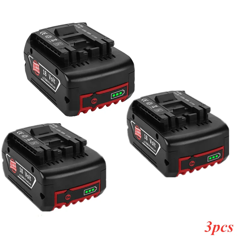 18V 10.0Ah for Bosch Electric Drill 18V 10000 mAh Li-ion Battery BAT609, BAT609G, BAT618, BAT618G, BAT614, 2607336236 charger
18V 10.0Ah for Bosch Electric Drill 18V 10000 mAh Li-ion Battery BAT609, BAT609G, BAT618, BAT618G, BAT614, 2607336236 charger