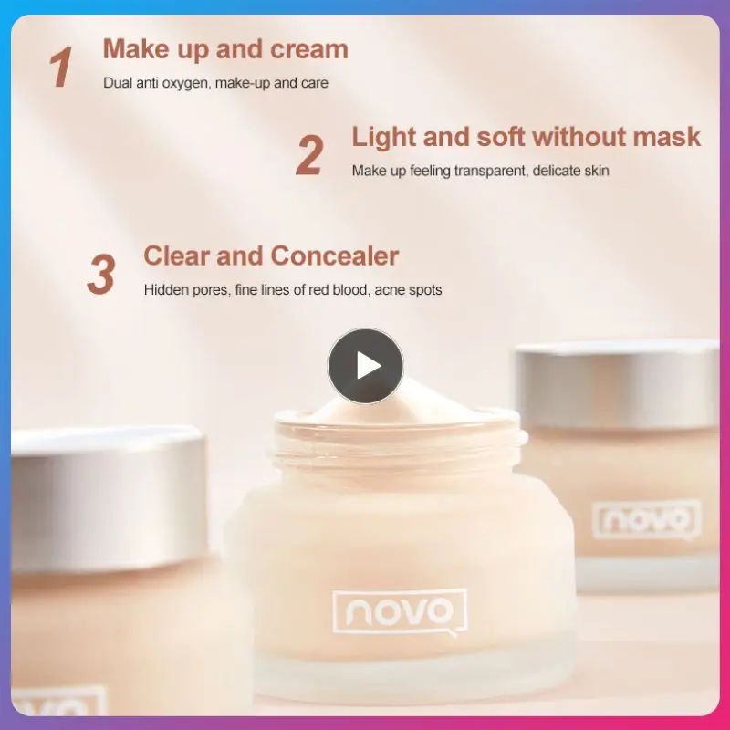 30ml Face Foundation Cream Oil Control Liquid Foundation Brighten Skin Tone Concealer Foundation Cream Cosmetics Waterproof
30ml Face Foundation Cream Oil Control Liquid Foundation Brighten Skin Tone Concealer Foundation Cream Cosmetics Waterproof