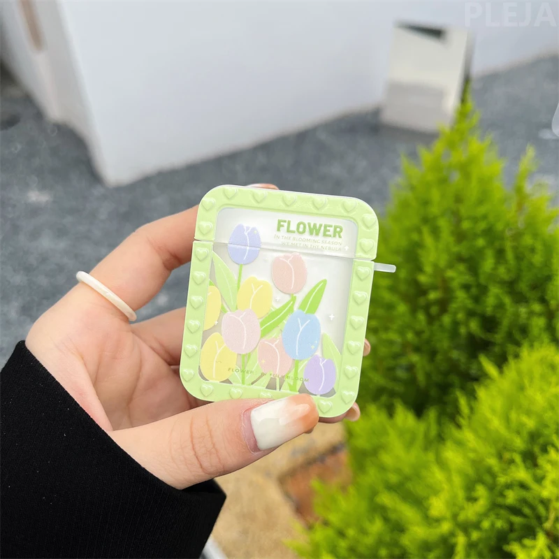 Cute Colorful Flower Green Hearts Headphone Clip Case For Apple Airpods 1 2 3 Pro Soft Headset Cover For Air Pods 2nd 3rd Pro
Cute Colorful Flower Green Hearts Headphone Clip Case For Apple Airpods 1 2 3 Pro Soft Headset Cover For Air Pods 2nd 3rd Pro