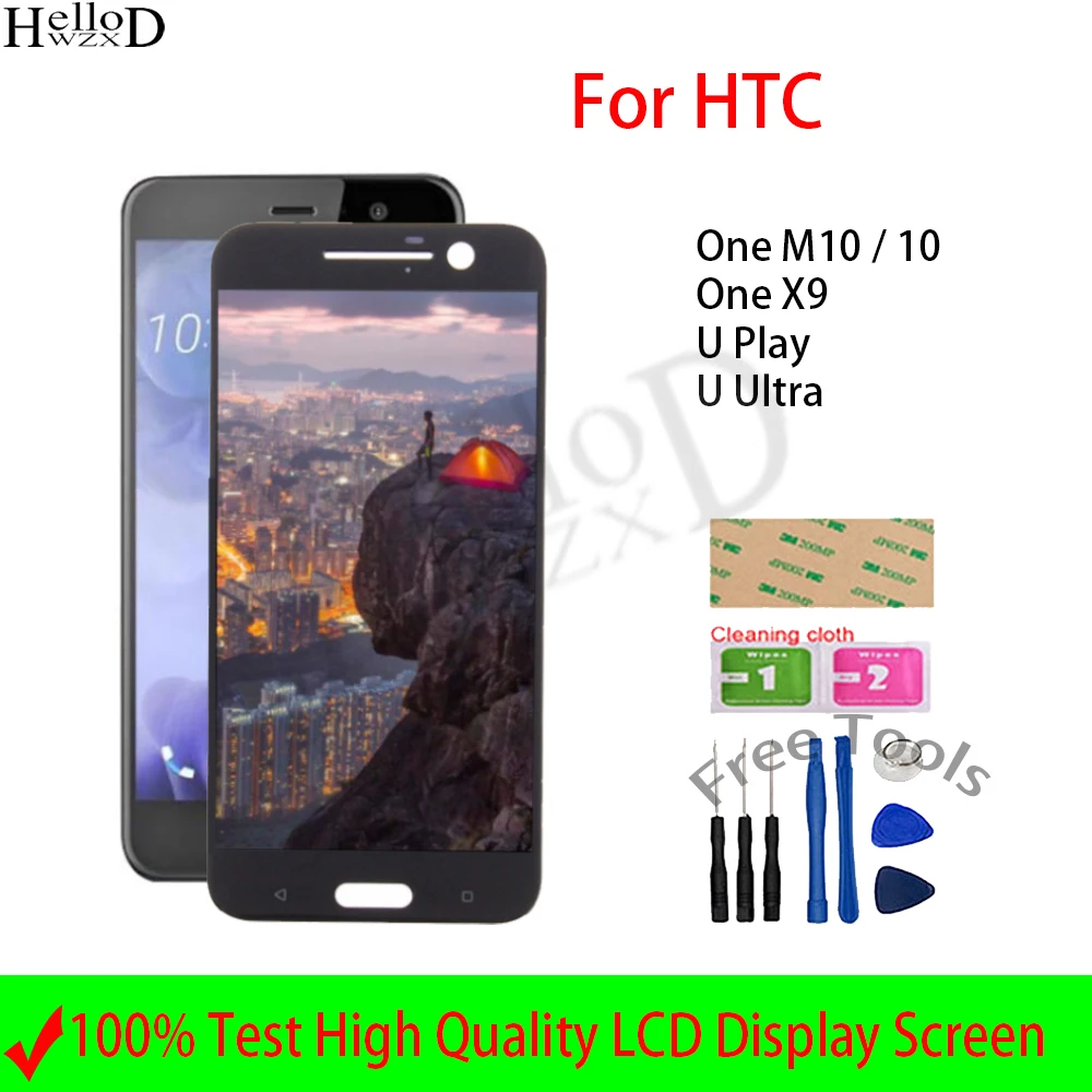 High Quality For HTC One X9 M10 LCD Display For HTC U Play Ultra LCDs Touch Screen Digitizer Assembly Replacement Tools
High Quality For HTC One X9 M10 LCD Display For HTC U Play Ultra LCDs Touch Screen Digitizer Assembly Replacement Tools