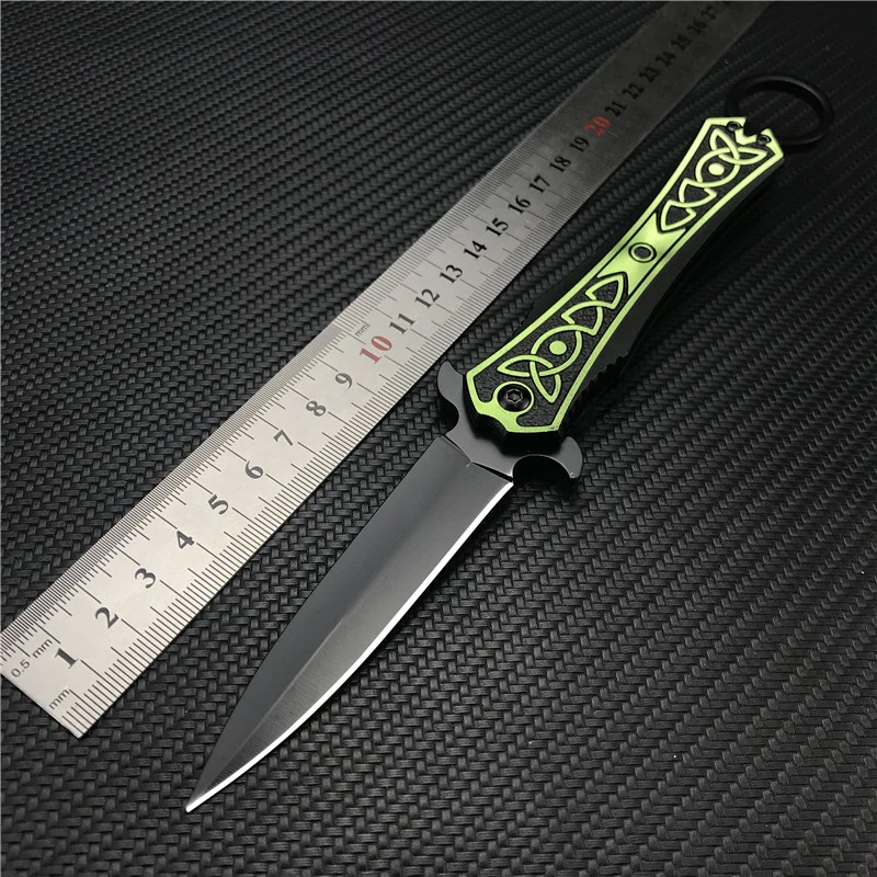 Tactical Hunting Knife Folding Pocket Flipper Knife Bushcraft Self defense Aluminum Alloy Handle 5cr13mov Blade Camping EDC Tool
Tactical Hunting Knife Folding Pocket Flipper Knife Bushcraft Self defense Aluminum Alloy Handle 5cr13mov Blade Camping EDC Tool