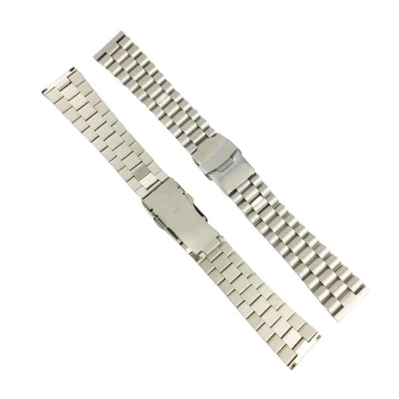 18mm 20mm 22mm 24mm Silver Black Brushed Stainless Steel President Universal Staight End Watch Band Strap Bracelet
18mm 20mm 22mm 24mm Silver Black Brushed Stainless Steel President Universal Staight End Watch Band Strap Bracelet