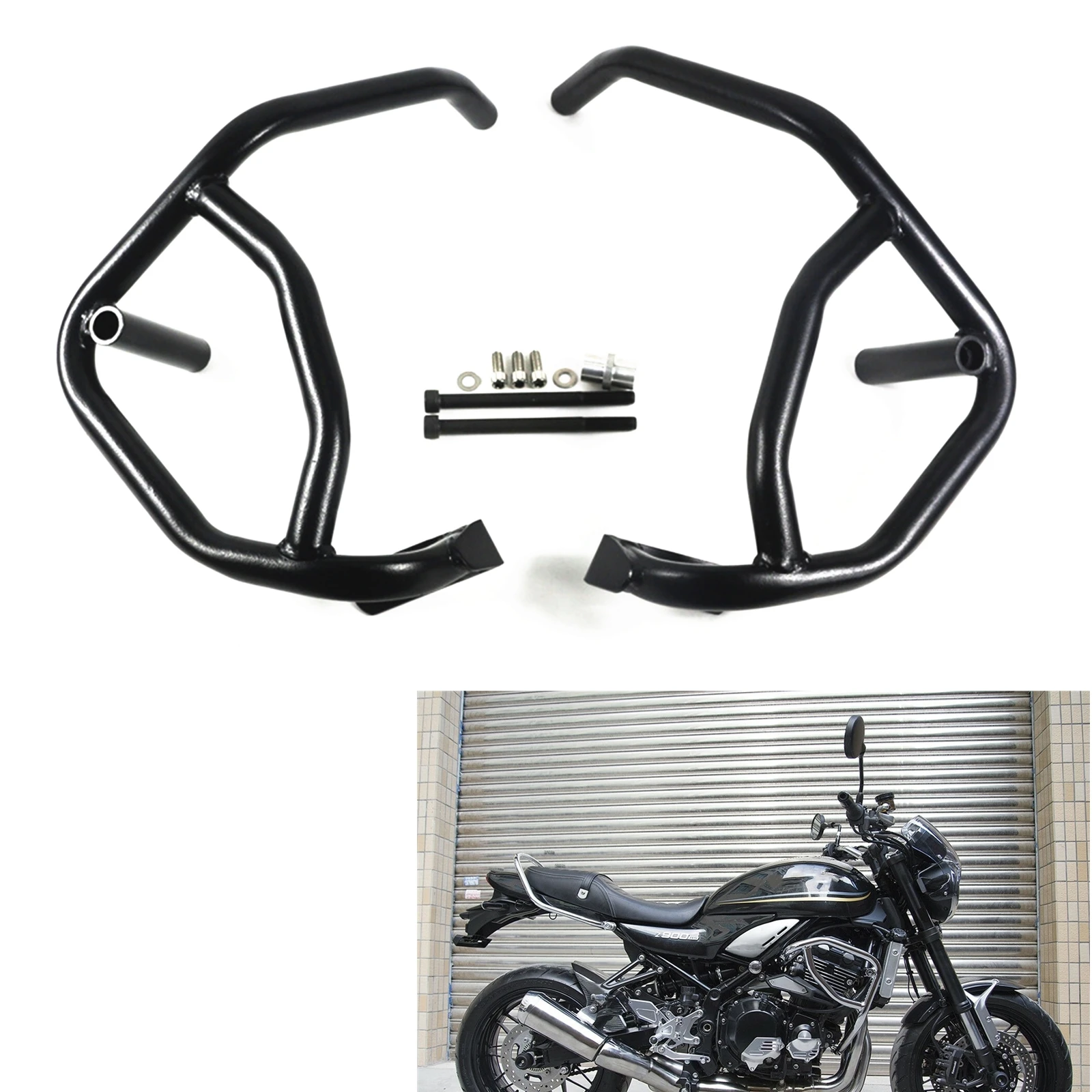 Motorcycle Motor Engine Guard Crash Bar Bumper Carbon Steel For Kawasaki Z 900 RS 2018 2019 2020 2021 2022
Motorcycle Motor Engine Guard Crash Bar Bumper Carbon Steel For Kawasaki Z 900 RS 2018 2019 2020 2021 2022