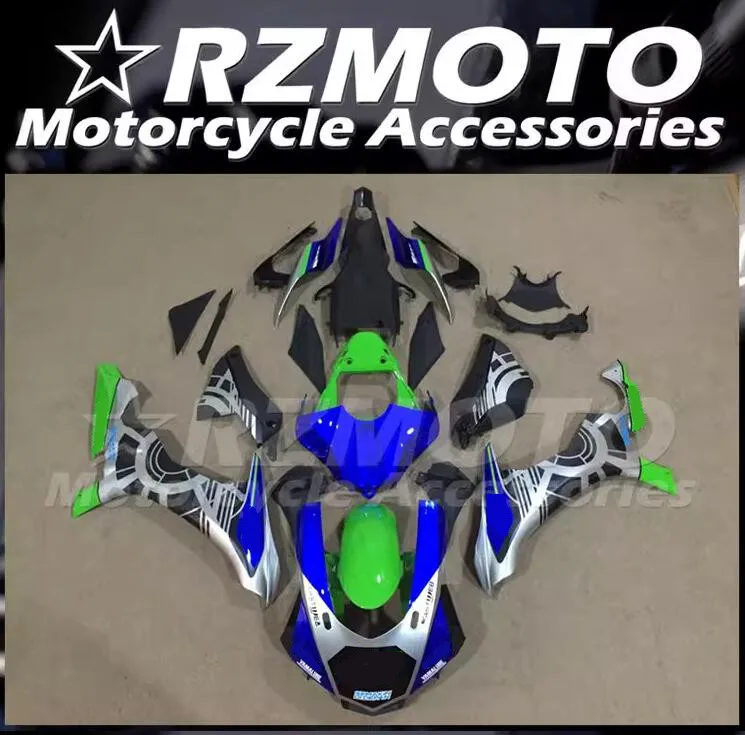 Комплект обтекателей из АБС-пластика для мотоцикла YAMAHA YZF- R1 2015 2016 2017 2018 15 16 17 18, комплект обтекателей синего и зеленого цвета, 4 подарка
Комплект обтекателей из АБС-пластика для мотоцикла YAMAHA YZF- R1 2015 2016 2017 2018 15 16 17 18, комплект обтекателей синего и зеленого цвета, 4 подарка