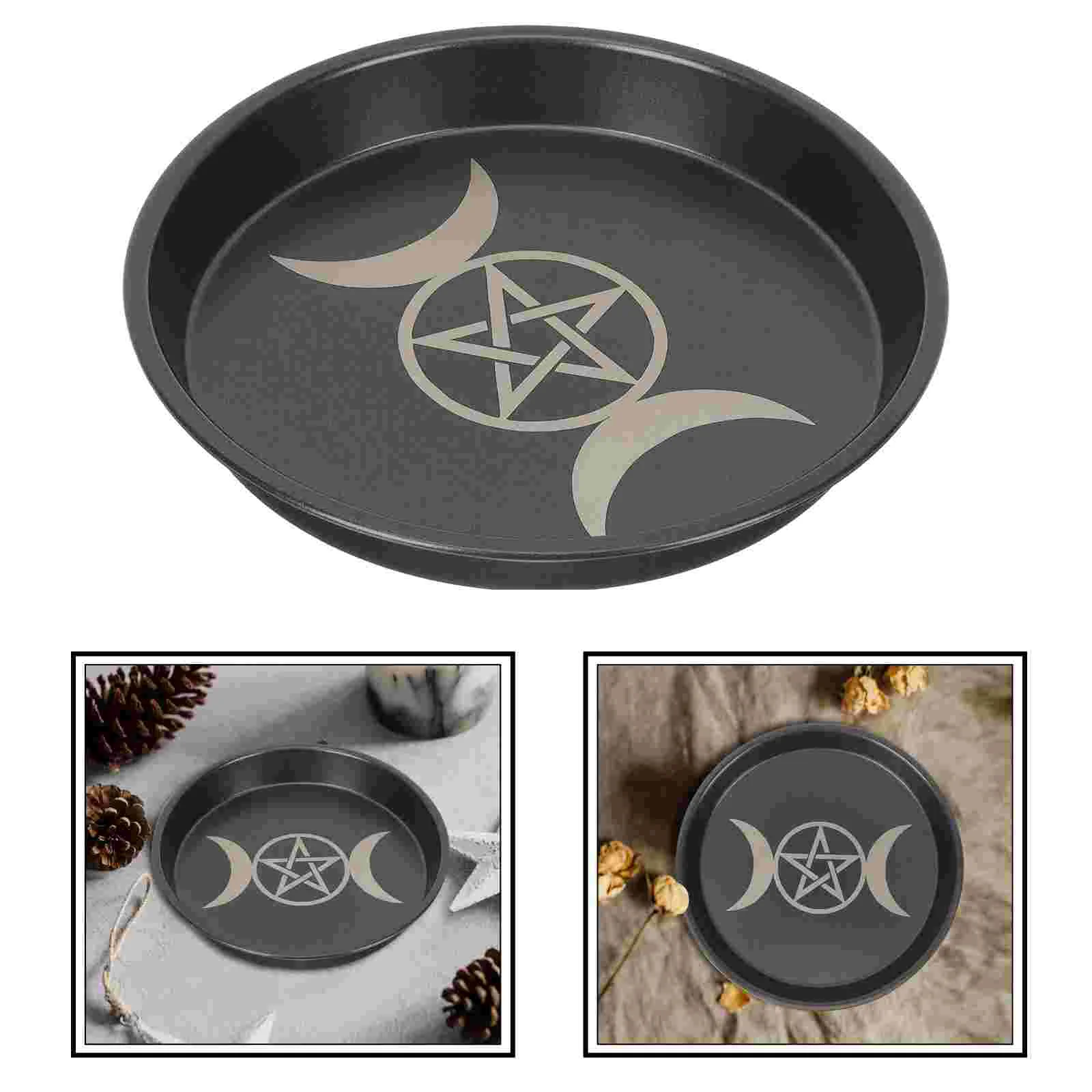 Plate Holder Altar Pentagram Tray Tile Ritual Tealight Pillar Trays Metal Tableiron Pentacle Scented Trinket Candlesticks Star
Plate Holder Altar Pentagram Tray Tile Ritual Tealight Pillar Trays Metal Tableiron Pentacle Scented Trinket Candlesticks Star