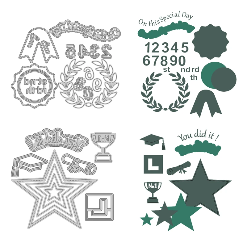 Graduation Element Trophy Wreath 2022 New Metal Cutting Dies For Scrapbooking Paper Making Account Craft Set Card No Stamps
Graduation Element Trophy Wreath 2022 New Metal Cutting Dies For Scrapbooking Paper Making Account Craft Set Card No Stamps