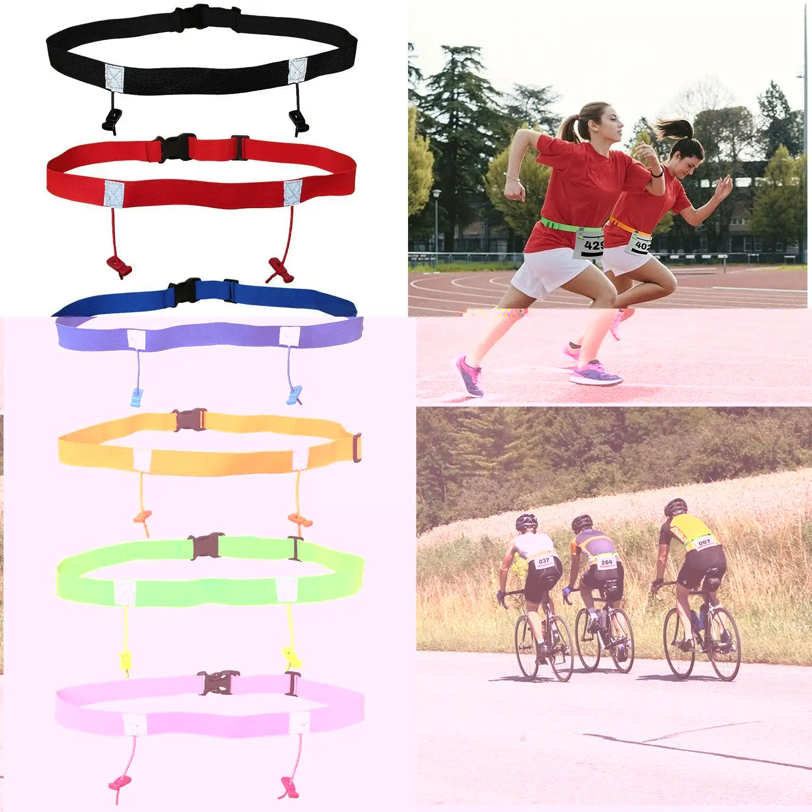 Men Women Running Triathlon Marathon Race Number Belt High Elasticity Reflective Plate Number Running Belt Night Q2K0
Men Women Running Triathlon Marathon Race Number Belt High Elasticity Reflective Plate Number Running Belt Night Q2K0