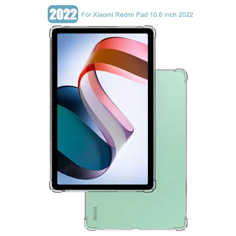 Противоударный силиконовый чехол для Xiaomi Redmi Pad 10,6 дюйма, 2022 дюйма, Redmipad 10,6 дюйма, гибкий бампер из ТПУ, прозрачная задняя крышка
Противоударный силиконовый чехол для Xiaomi Redmi Pad 10,6 дюйма, 2022 дюйма, Redmipad 10,6 дюйма, гибкий бампер из ТПУ, прозрачная задняя крышка
