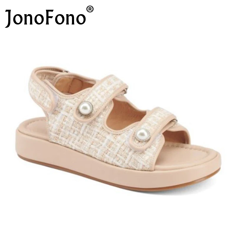 JonoFono Women Sandals Real Leather Fashion Platform 2022 Summer Flats Shoes Woman Casual Daily Office Lady Footwear Size 34-39
JonoFono Women Sandals Real Leather Fashion Platform 2022 Summer Flats Shoes Woman Casual Daily Office Lady Footwear Size 34-39