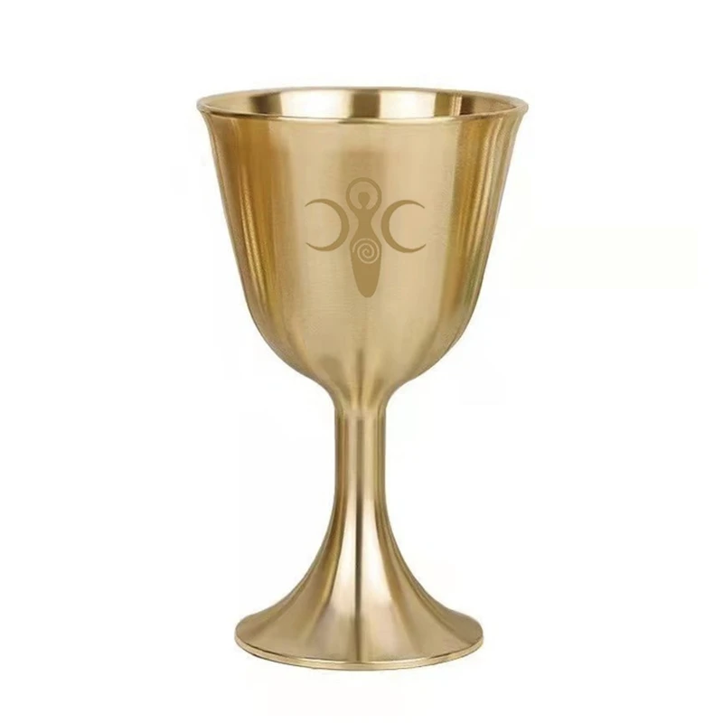 Ceremony Divination Astrological Tool Altar Chalic Prop Ritual Cup Triple Moon Altar Goblet Wi cca Goldplating Brass
Ceremony Divination Astrological Tool Altar Chalic Prop Ritual Cup Triple Moon Altar Goblet Wi cca Goldplating Brass