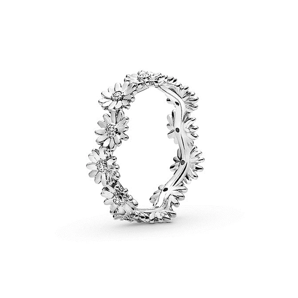925 Sterling Silver Sparkling Daisy Flower Crown Ring fit Pandora Jewelry for Women Birthday Banquet Gift 
925 Sterling Silver Sparkling Daisy Flower Crown Ring fit Pandora Jewelry for Women Birthday Banquet Gift