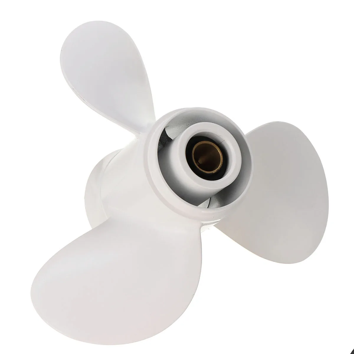 664-45949-02-EL Marine Boat Outboard Propeller 9 7/8 x 13 Aluminum Alloy For Yamaha 20-30HP Right-hand Rotation 3 Blades White
664-45949-02-EL Marine Boat Outboard Propeller 9 7/8 x 13 Aluminum Alloy For Yamaha 20-30HP Right-hand Rotation 3 Blades White