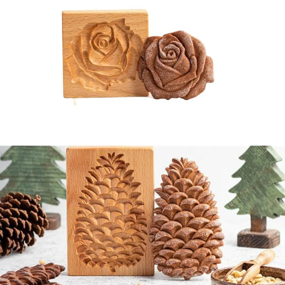 Cookie Cutter Moulds for Christmas, Retro 3D Embossed DIY Baking Mold Retro Rose Flower Animals Cake Decorating Kitchen Tools 
Cookie Cutter Moulds for Christmas, Retro 3D Embossed DIY Baking Mold Retro Rose Flower Animals Cake Decorating Kitchen Tools