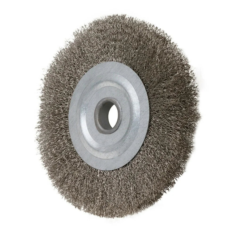 3Inch Flat Crimped Stainless Steel Wire Wheel Brush 6mm Internal Diamter Wire Bevel Brush For Angle Grinder Rust Removal
3Inch Flat Crimped Stainless Steel Wire Wheel Brush 6mm Internal Diamter Wire Bevel Brush For Angle Grinder Rust Removal