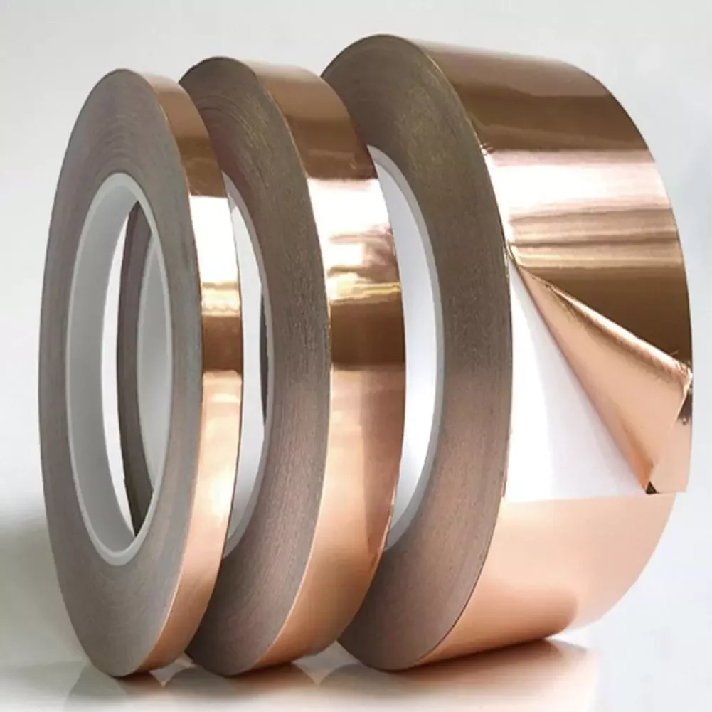 20 Meters 5mm 8mm 20mm Single Side Conductive Copper Tape Strip Shielding Foil EMI Resist Adhesive Tape Heat U4V1
20 Meters 5mm 8mm 20mm Single Side Conductive Copper Tape Strip Shielding Foil EMI Resist Adhesive Tape Heat U4V1