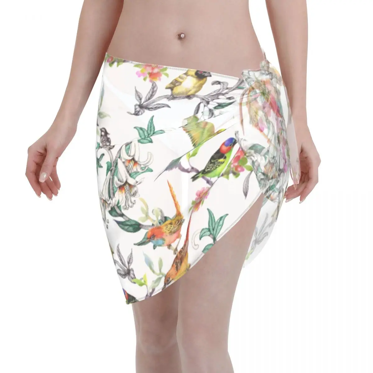 Sexy Chiffon Swimwear Pareo Scarf Watercolor Birds Flowers Beach Cover Up Wrap Skirts See Through Beach Dress Swimsuit Bikini
Sexy Chiffon Swimwear Pareo Scarf Watercolor Birds Flowers Beach Cover Up Wrap Skirts See Through Beach Dress Swimsuit Bikini