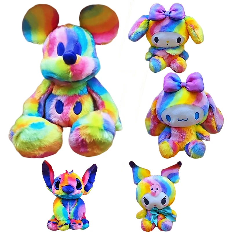New Rainbow Mickey Mouse Plush Toy Kawaii Colorful SANRIOED Melody Kuromi Stuffed Dolls Cinnamorol Room Decor Kids Birthday Gift 
New Rainbow Mickey Mouse Plush Toy Kawaii Colorful SANRIOED Melody Kuromi Stuffed Dolls Cinnamorol Room Decor Kids Birthday Gift