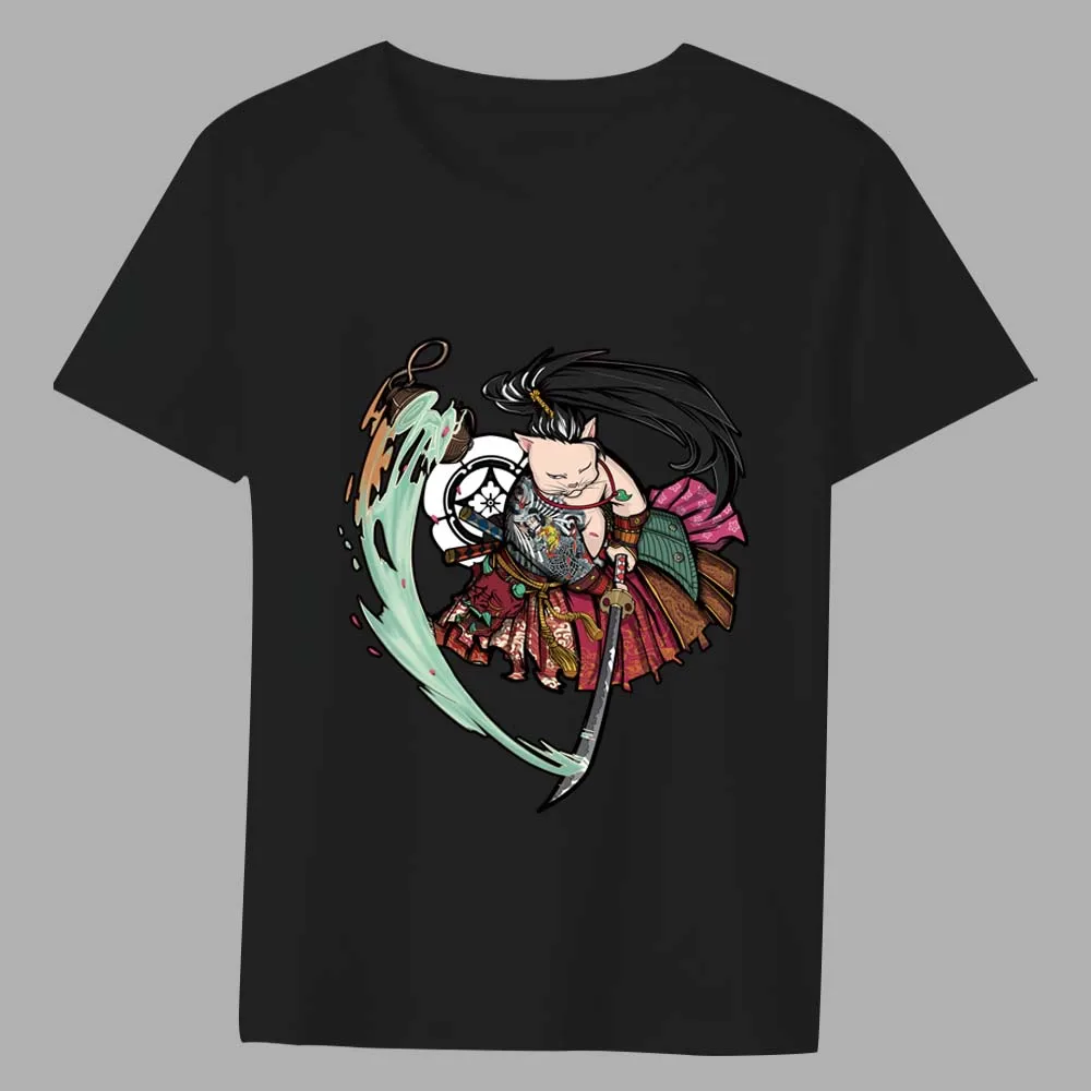 Summer T-shirt Man's Classic Harajuku Street Anime Samurai Print Series Casual Simple O-neck Youth Commuter Comfortable Shirt
Summer T-shirt Man's Classic Harajuku Street Anime Samurai Print Series Casual Simple O-neck Youth Commuter Comfortable Shirt