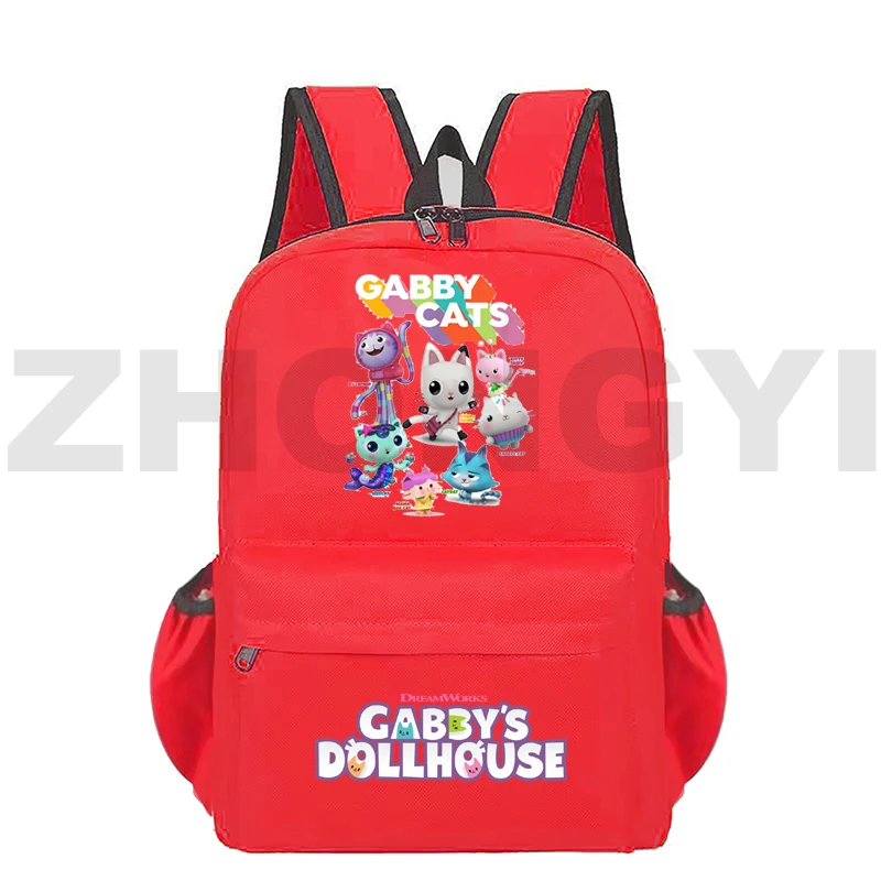 

Модный рюкзак для кукольного домика Габби из аниме, дорожный рюкзак для кукольного домика кавайи Габби для школы, сумка для девочек-подростков, студенческий рюкзак