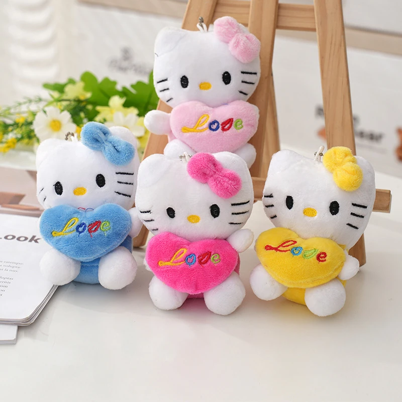 10cm Kawaii Sanrio Plush Keychain Doll Hello Kitty Melody Kuromi Cinnamoroll Cartoon Animal Stuffed Pendant Backpack Decoration
10cm Kawaii Sanrio Plush Keychain Doll Hello Kitty Melody Kuromi Cinnamoroll Cartoon Animal Stuffed Pendant Backpack Decoration