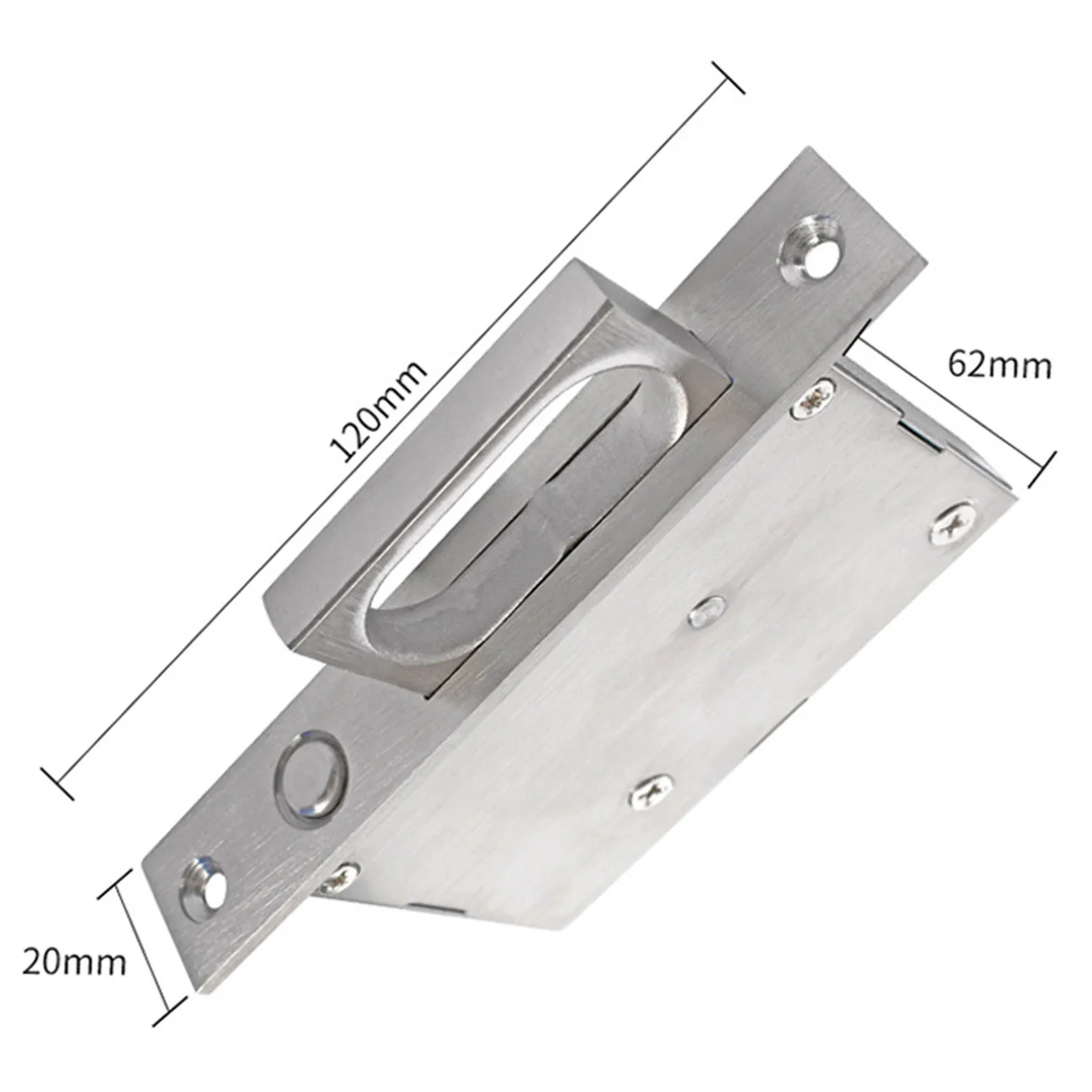 Sliding Lock Door Lock Handle Stainless Steel Automatic Pop-up Switch Door Side Pulls For Toilet Door 4.7\"L X 0.28\"W
Sliding Lock Door Lock Handle Stainless Steel Automatic Pop-up Switch Door Side Pulls For Toilet Door 4.7\"L X 0.28\"W