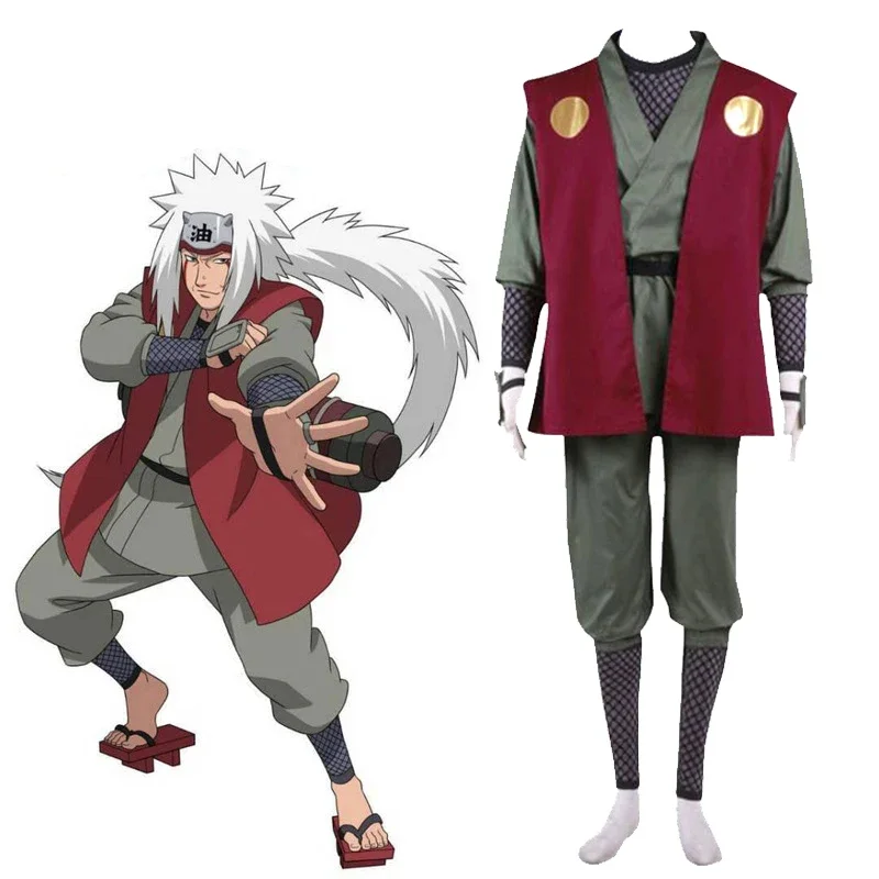 Косплей для мужчин аниме Ero Sennin Jiraiya, косплей, Хэллоуин, карнавал, костюм ниндзя
Косплей для мужчин аниме Ero Sennin Jiraiya, косплей, Хэллоуин, карнавал, костюм ниндзя