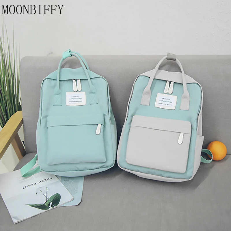 Women Canvas Backpacks Candy Color Waterproof School Bags for Teenagers Girls Big Cute Laptop Backpack Patchwork Kawaii Backpack
Women Canvas Backpacks Candy Color Waterproof School Bags for Teenagers Girls Big Cute Laptop Backpack Patchwork Kawaii Backpack