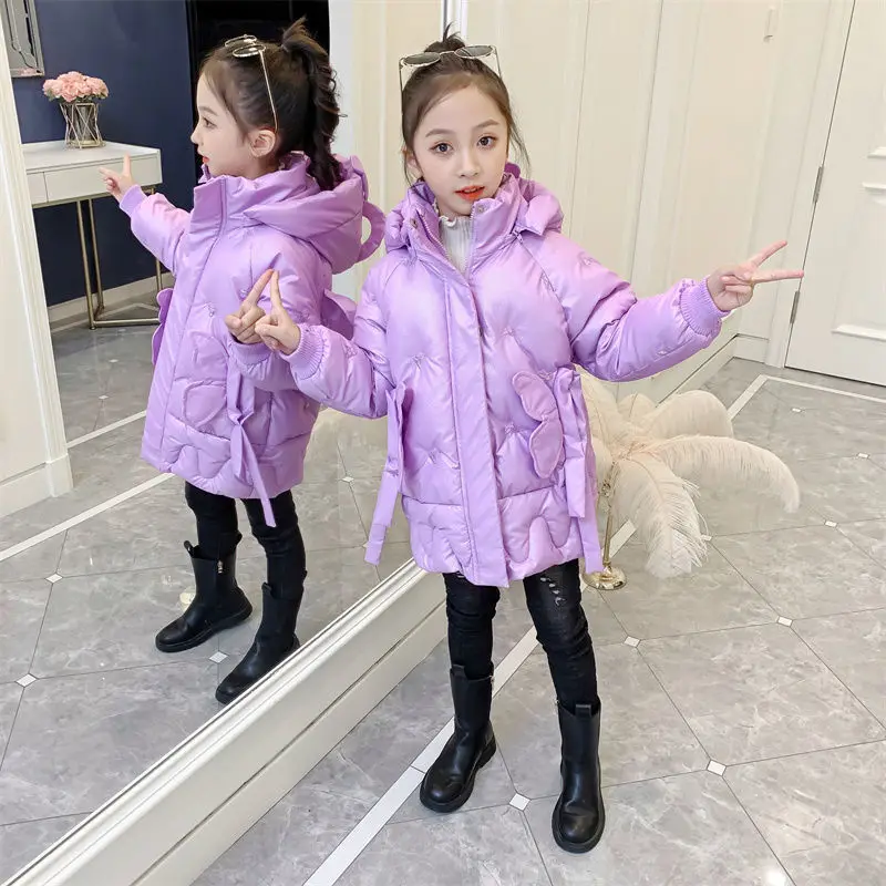 Girls Down Coat Jacket Cotton Outwear Overcoat 2022 Butterfly Warm Thicken Plus Velvet Winter Breathable Children's Clothing
Girls Down Coat Jacket Cotton Outwear Overcoat 2022 Butterfly Warm Thicken Plus Velvet Winter Breathable Children's Clothing