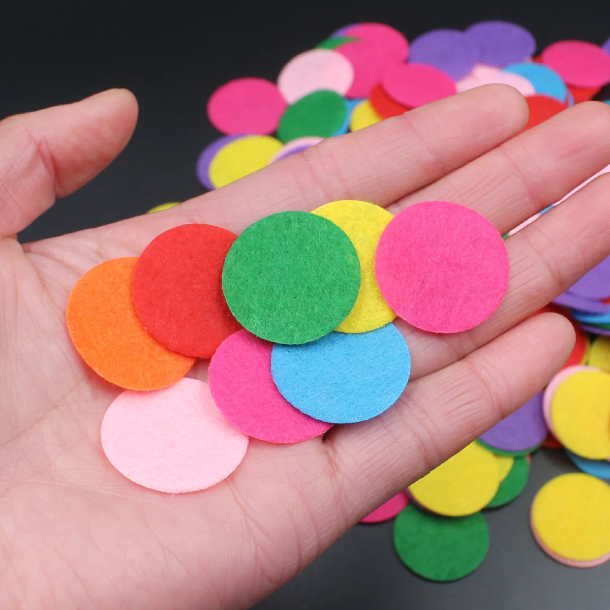 Felt Circles Pad Fabrics Pads Craft Crafts Diy Round Woven Material Non Supplies Adhesive Simulation Gasket Flower Black Color
Felt Circles Pad Fabrics Pads Craft Crafts Diy Round Woven Material Non Supplies Adhesive Simulation Gasket Flower Black Color