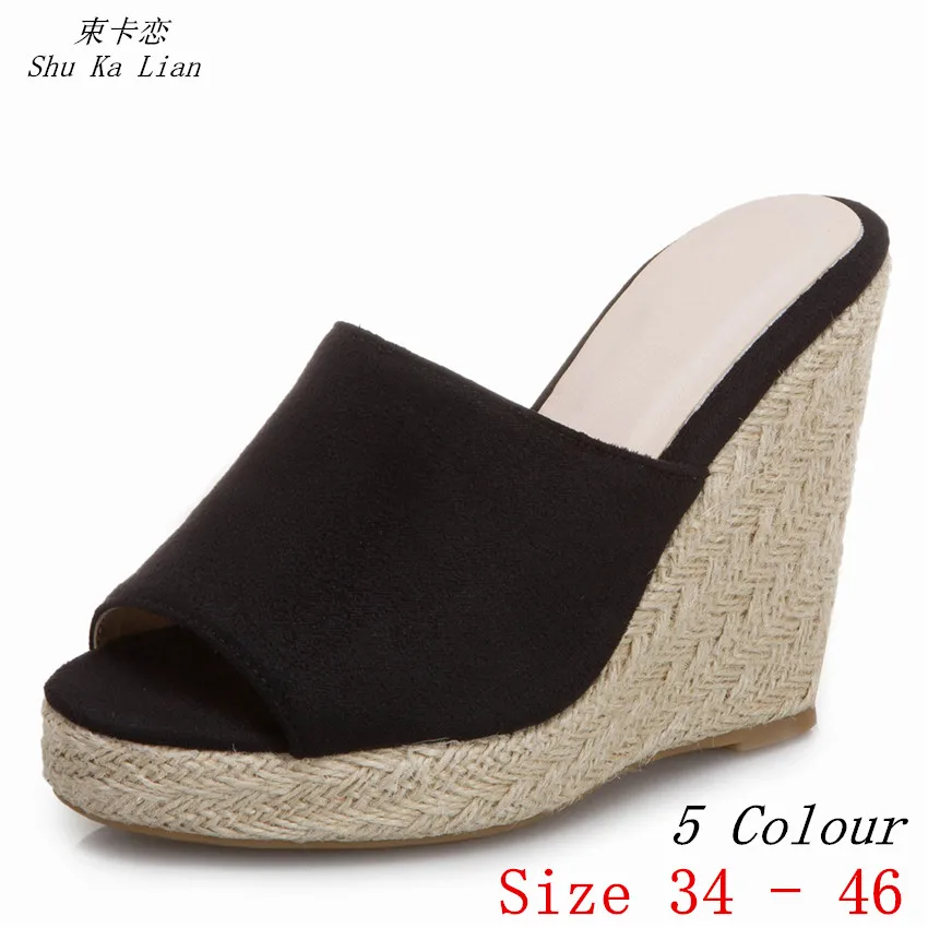 Platform Sandals High Heels Women Shoes Wedges Gladiator Sandals Woman Sandals Plus Size 34 - 40 41 42 43 44 45 46
Platform Sandals High Heels Women Shoes Wedges Gladiator Sandals Woman Sandals Plus Size 34 - 40 41 42 43 44 45 46