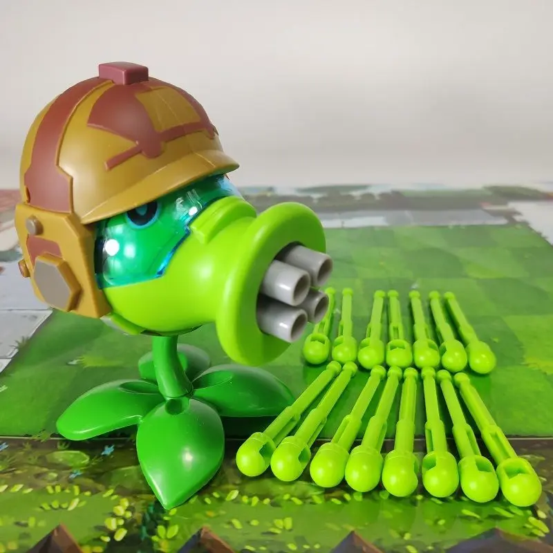 

Plants Vs Zombies Toy Full Set Machine Gun Pea Shooter Big Flame Pea Pod Boy Girl