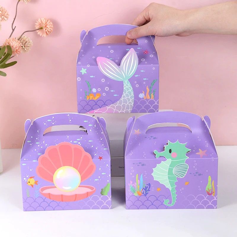 3pcs Mermaid Portable Candy Box Underwater World Favor Gift Box Biscuit Cake Baking Packaging Bags Wedding Birthday Party Decor
3pcs Mermaid Portable Candy Box Underwater World Favor Gift Box Biscuit Cake Baking Packaging Bags Wedding Birthday Party Decor
