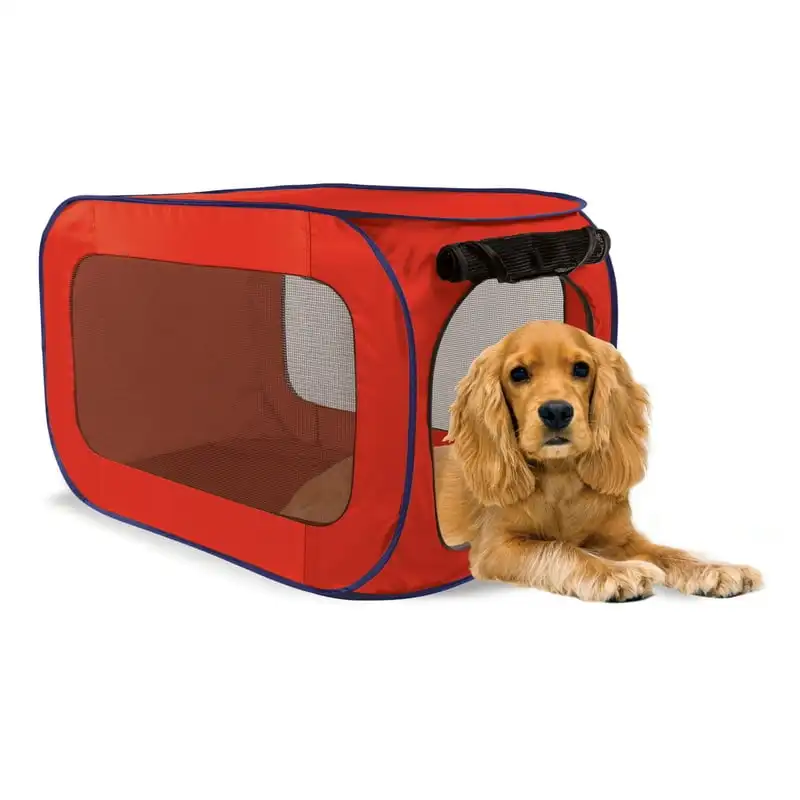 Pop-Open Medium Travel Dog Kennel ( Color May Vary ) Outdoor dog bed Dog beds for medium dog Dog bed for large dog Dog snuffle m
Pop-Open Medium Travel Dog Kennel ( Color May Vary ) Outdoor dog bed Dog beds for medium dog Dog bed for large dog Dog snuffle m