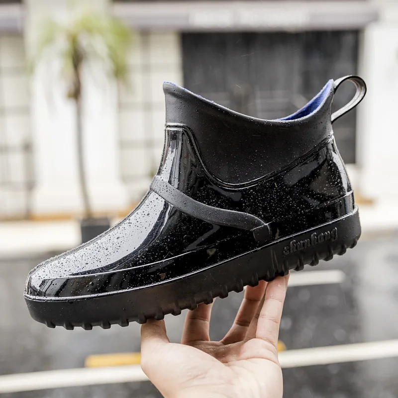 Fashion Men's Rain Shoes Non-slip Waterproof Short Tube Low Top Rain Boots Car Wash Kitchen Work Site Fishing Galoshes Overshoes
Fashion Men's Rain Shoes Non-slip Waterproof Short Tube Low Top Rain Boots Car Wash Kitchen Work Site Fishing Galoshes Overshoes