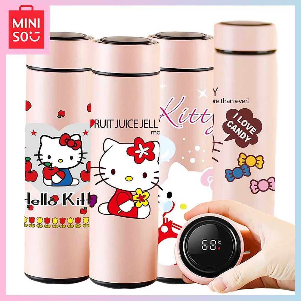 Miniso Hello Kitty Kawaii Cartoon Smart Temperature Display 304 Stainless Steel 500ML Vacuum Cup for A Girls Birthday Present
Miniso Hello Kitty Kawaii Cartoon Smart Temperature Display 304 Stainless Steel 500ML Vacuum Cup for A Girls Birthday Present