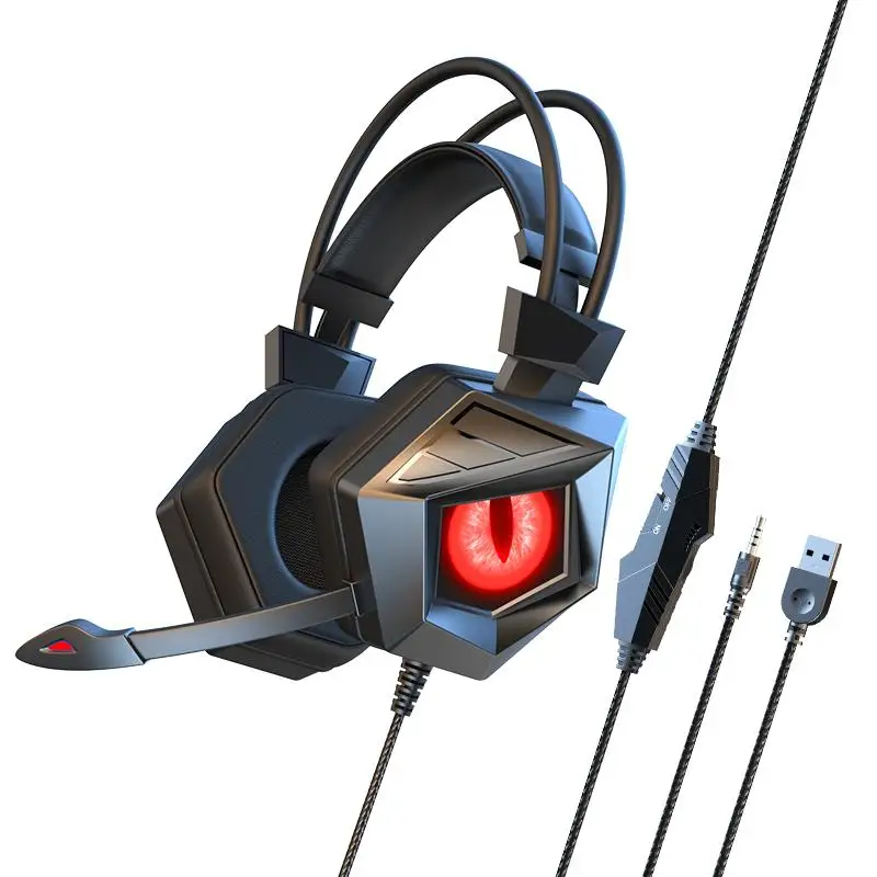 G15 Luminous Wire-controlled Headset Noise Reduction Microphone Head-mounted For PUBG Gaming Computer Earphone
G15 Luminous Wire-controlled Headset Noise Reduction Microphone Head-mounted For PUBG Gaming Computer Earphone