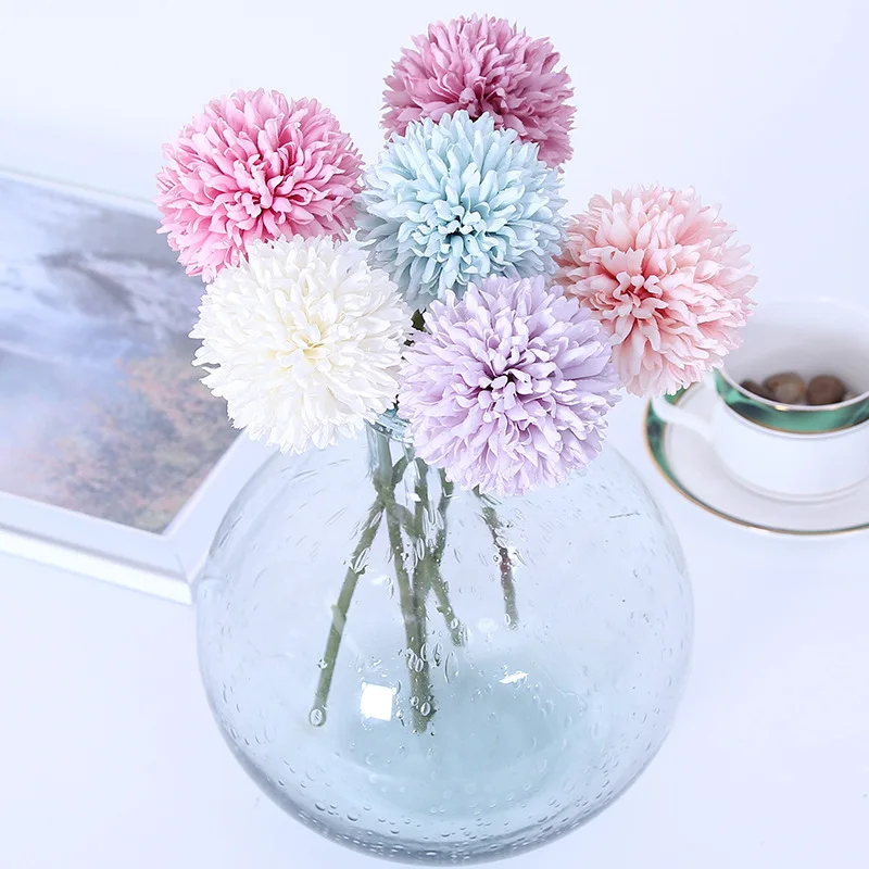 5PCS Silk Ball Chrysanthemum Fake Flower Artificial Plants Wedding Decorative Wedding Bouquet Office Home Table Decoration
5PCS Silk Ball Chrysanthemum Fake Flower Artificial Plants Wedding Decorative Wedding Bouquet Office Home Table Decoration