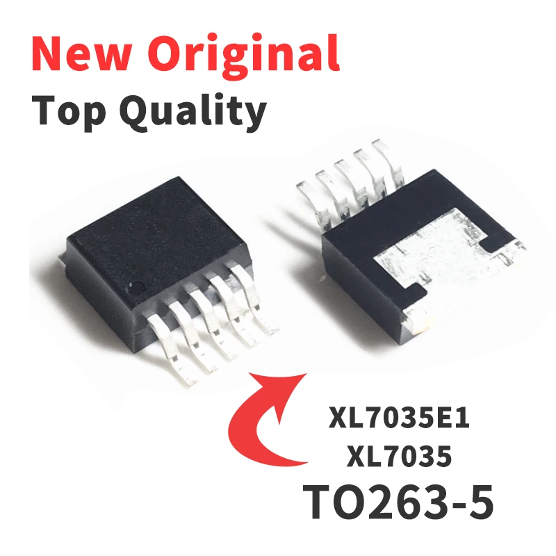 Понижающий источник питания постоянного тока XL7035E1, 5 шт., входное напряжение 10 В ~ 80 В, ток 1 А, стандартный чип, новая Оригинальная интегральна...
Понижающий источник питания постоянного тока XL7035E1, 5 шт., входное напряжение 10 В ~ 80 В, ток 1 А, стандартный чип, новая Оригинальная интегральна...