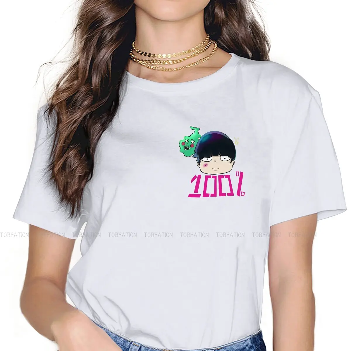 Mob Psycho 100 Manga Girls T Shirt Cute Classic Female Tops Graphic Kawaii Tees Ladies 4XL Cotton Tshirt
Mob Psycho 100 Manga Girls T Shirt Cute Classic Female Tops Graphic Kawaii Tees Ladies 4XL Cotton Tshirt