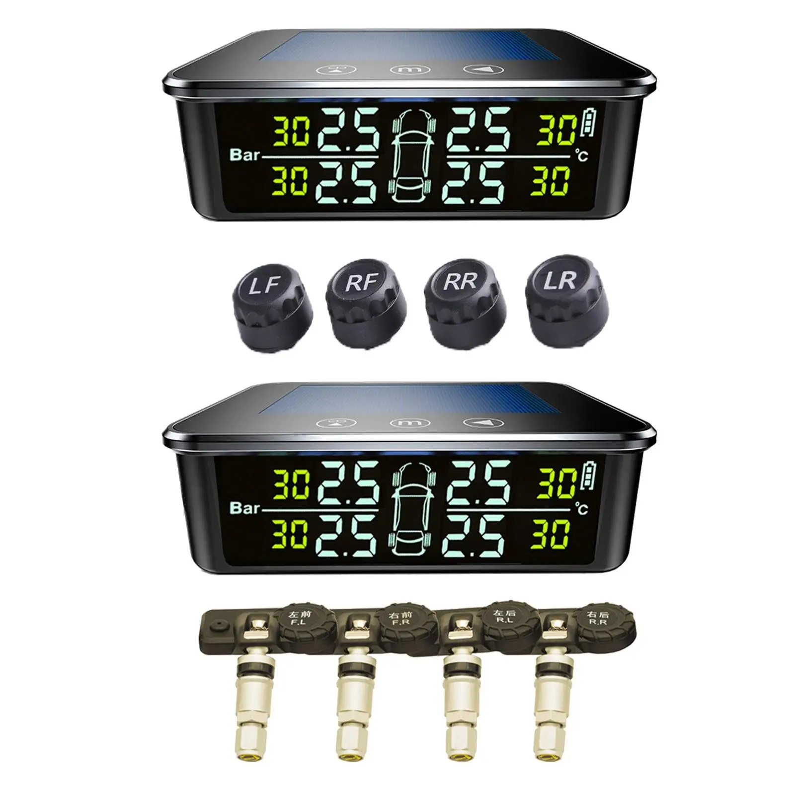 Car Tire Pressure Monitoring System with 4 Sensors Solar Power TPMS Monitor for Cars
Car Tire Pressure Monitoring System with 4 Sensors Solar Power TPMS Monitor for Cars