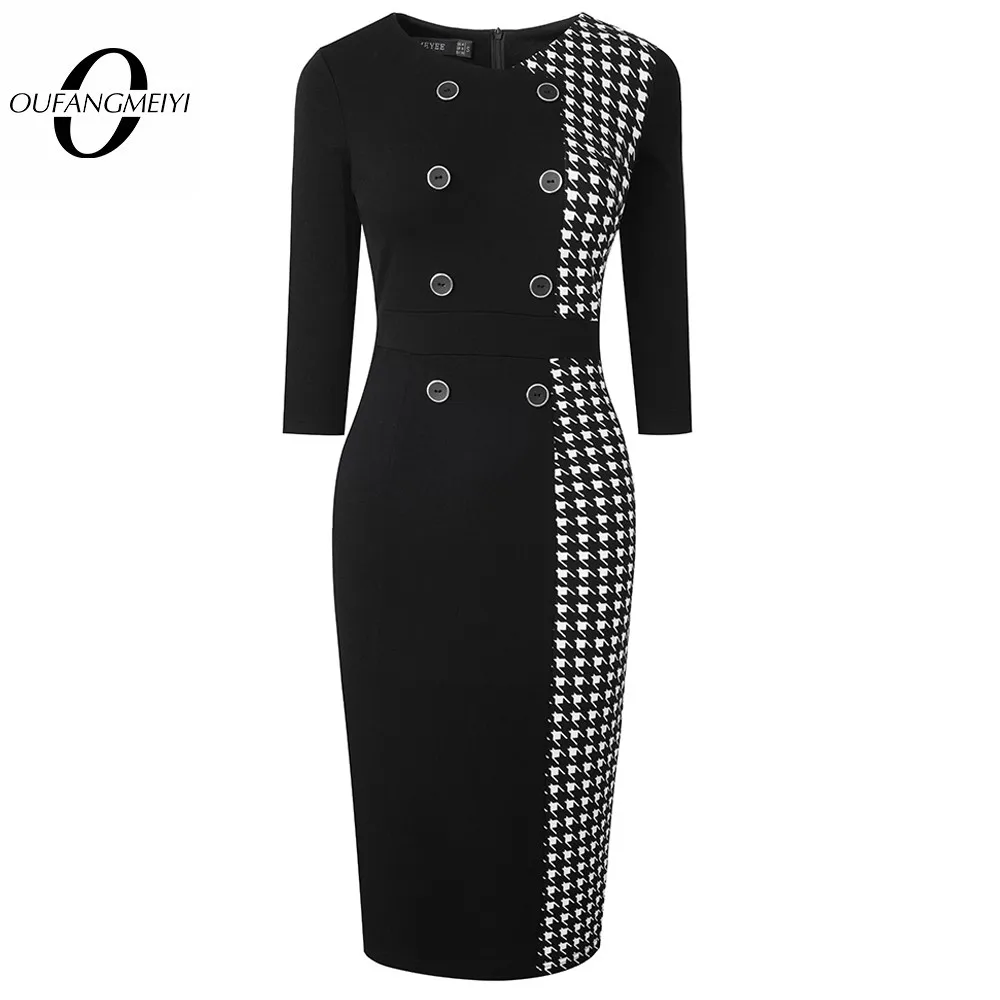 Autumn Women Fashion Contrast Color Patchwork Dresses Wear to Work Ladylike Bodycon Slim Dress EB767
Autumn Women Fashion Contrast Color Patchwork Dresses Wear to Work Ladylike Bodycon Slim Dress EB767