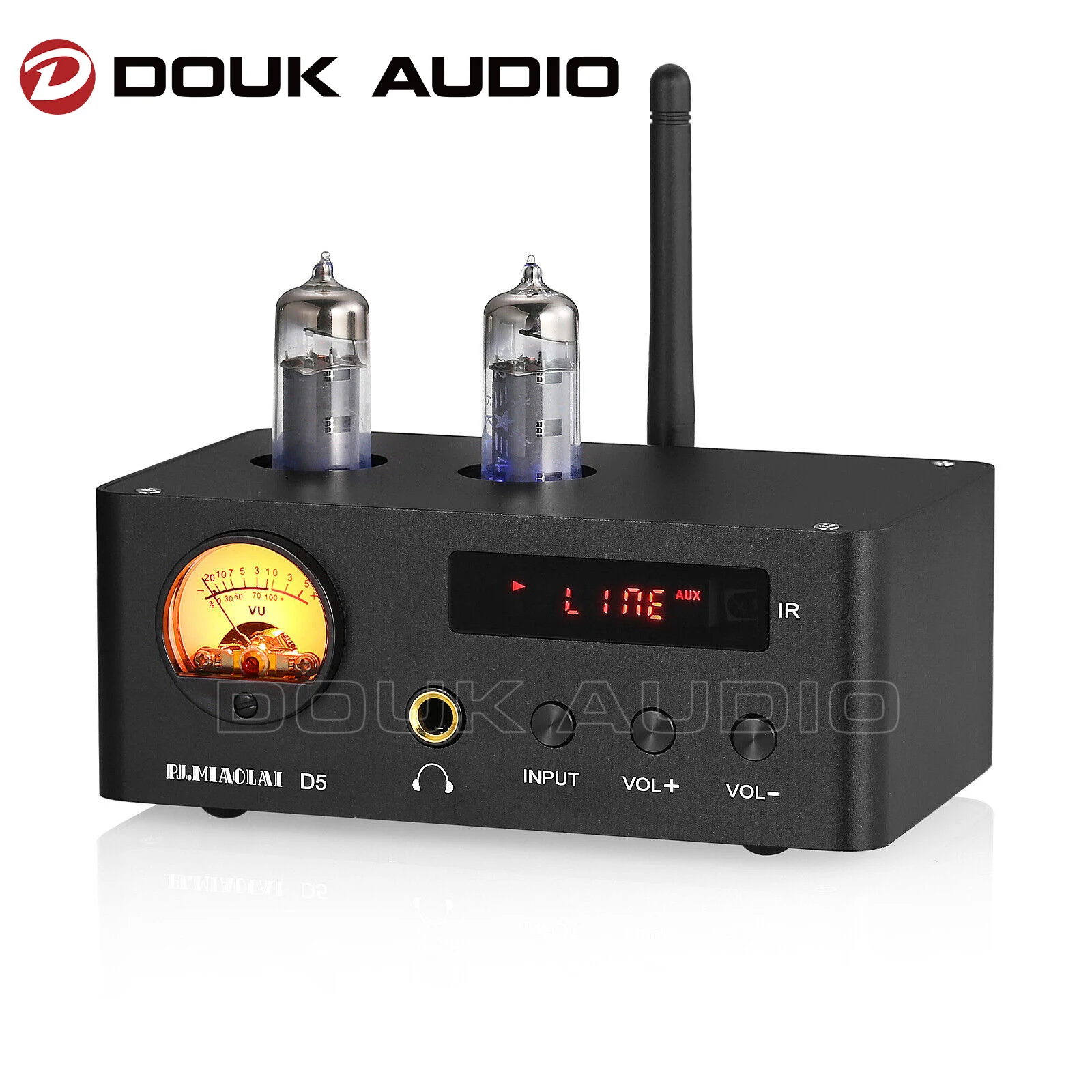Douk Audio Mini Bluetooth 5.0 Tube Amplifier w/VU Meter USB Music Player Headphone Amplifier 80W + 80W
Douk Audio Mini Bluetooth 5.0 Tube Amplifier w/VU Meter USB Music Player Headphone Amplifier 80W + 80W
