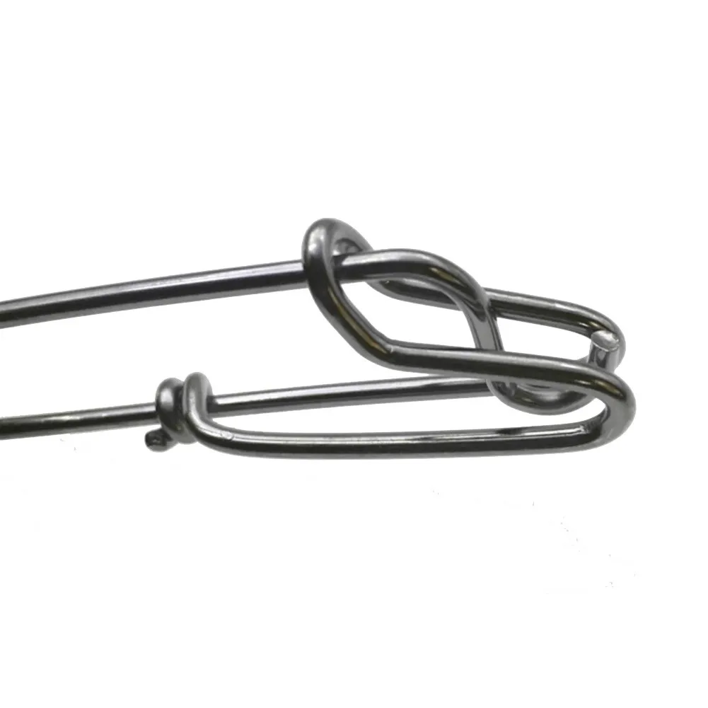 Hot Sale Long Line Clips Snap 1.8*60mm/2.0*80mm/2.6*100mm 5Pcs Fishing Hanger Line Stainless Steel Clips Connectors
Hot Sale Long Line Clips Snap 1.8*60mm/2.0*80mm/2.6*100mm 5Pcs Fishing Hanger Line Stainless Steel Clips Connectors