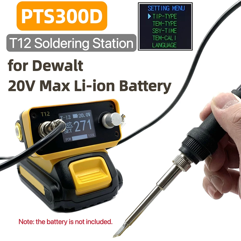 Cordless Electric Digital Soldering Station For 20V Max Liion Battery 22.00cm*11.20cm*6.10cm Soldering Station
Cordless Electric Digital Soldering Station For 20V Max Liion Battery 22.00cm*11.20cm*6.10cm Soldering Station