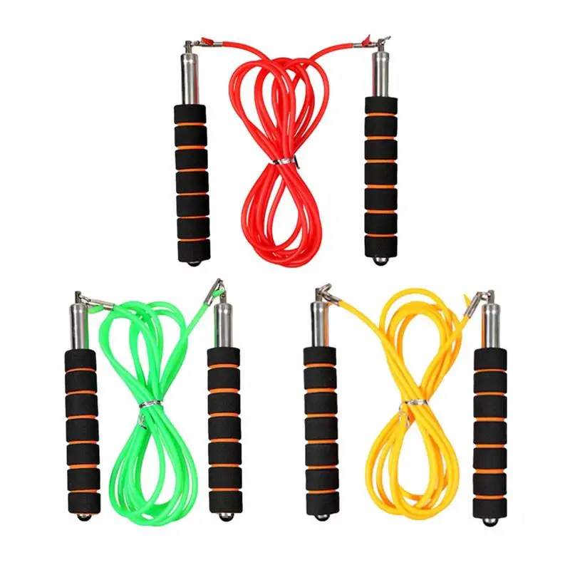 Skipping Rope Adjustable Steel Jump Rope Workout With Foam Handles For Fitness Anti-skid Handles With Adjustable Length Cable 
Skipping Rope Adjustable Steel Jump Rope Workout With Foam Handles For Fitness Anti-skid Handles With Adjustable Length Cable