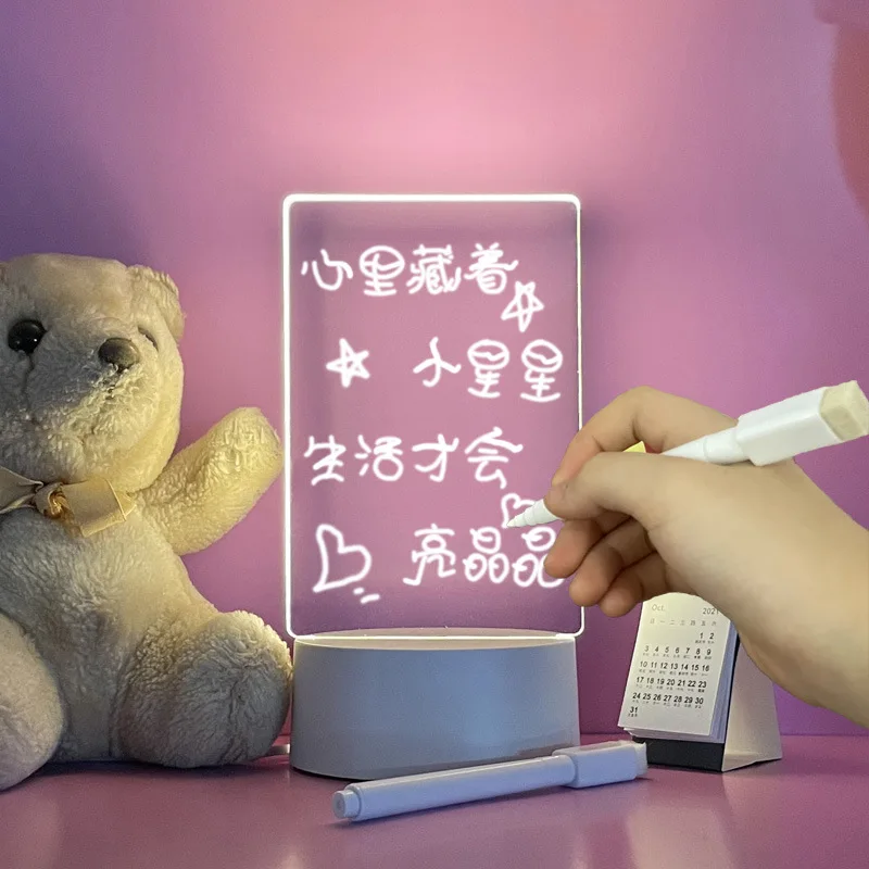 Note Board Creative Led Night Light Message Board Holiday Night Lights With Pen Gift For Children Decoration Night Lamp Bedroom
Note Board Creative Led Night Light Message Board Holiday Night Lights With Pen Gift For Children Decoration Night Lamp Bedroom